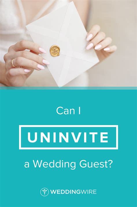 Uninvite Wedding Guest Template